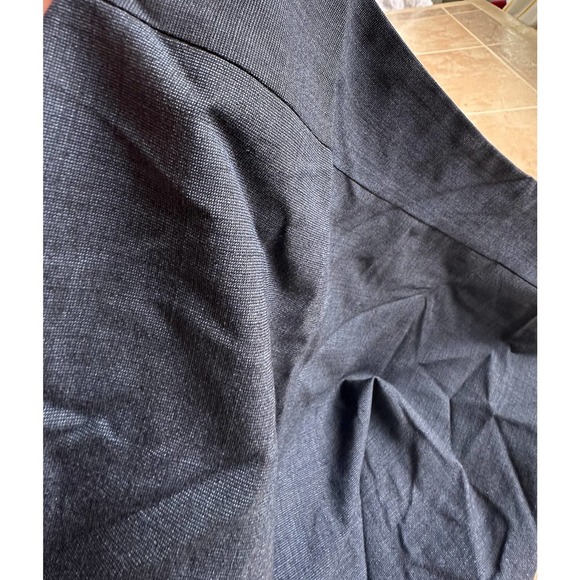 Bana Republic wool blend Blue / Black midi skirt size 6 - Picture 4 of 6